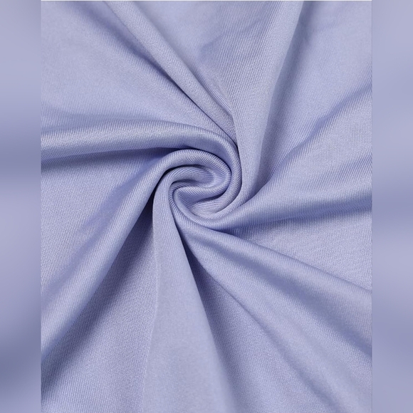 CHICME Womens 2pc Long Sleeve Top, Chain Print Color Block Skirt, Purple & White - Picture 8 of 11